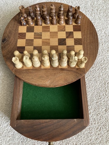 Wooden chess travel set - chess,