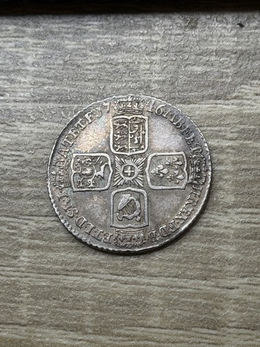 George sixpence 1746 - ii,, sixpence,