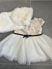 Monsoon Baby Girls Formal Outfit Net Tutu Dress & Jacket Age 3-6 Months