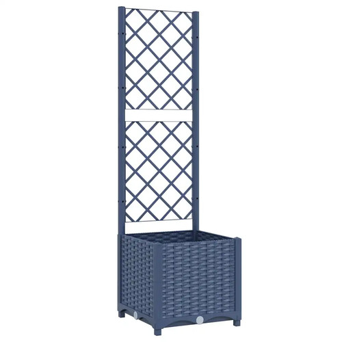 Garden planter with trellis - garden,