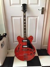 Columbus Lawsuit 335 Style Semi-Hollow MIJ Guitar. 70s