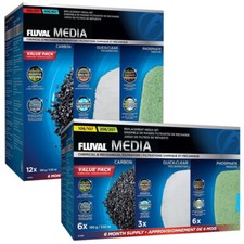 Fluval External Filter Media Value Packs 107 207 307 407 Aquarium Fish Tank