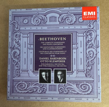 Beethoven Complete Symphonies and Piano Concertos Barenboim Klemperer 9 CD Box