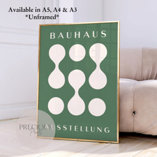 Sage Green Bauhaus Print A5 A4