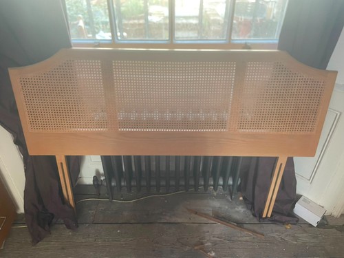 Vintage rattan headboard