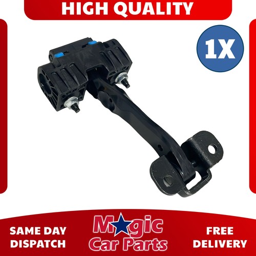 Front door hinge check strap - door,