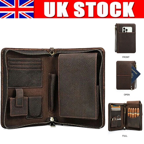 Portable double zipper cigar - portable,