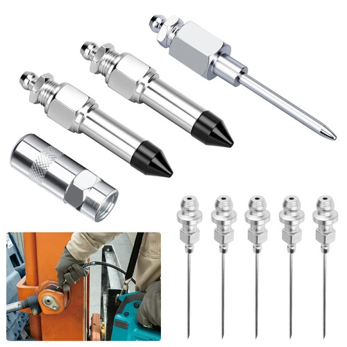 9pcs grease gun injector - 9pcs,