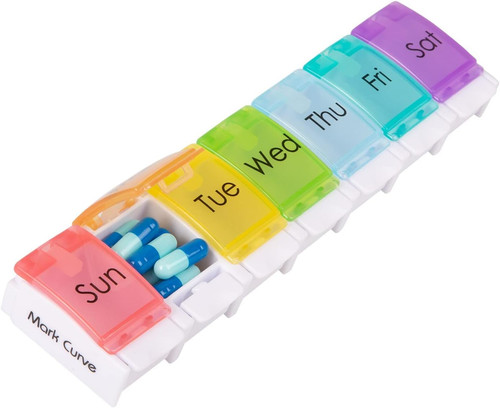 Day pill box organiser - box,