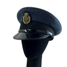British RAF Dress Cap Peaked Blue Royal Air Force Medium Large
