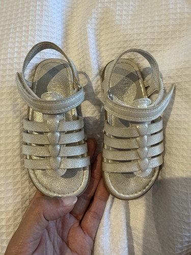 Girls toddler white sandals - girls,