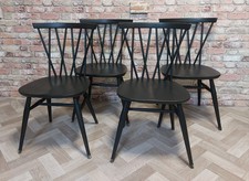 Set of 4 Black Ercol