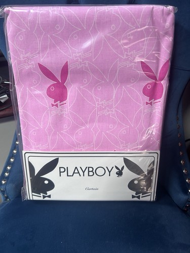Pair playboy curtains - pair, of