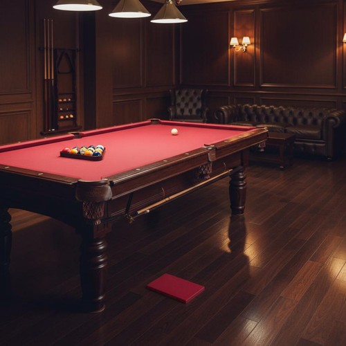 Billiard table cloth cut - cloth, to