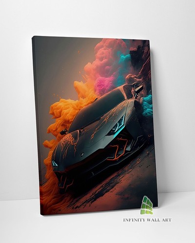 Black sports car - black,
