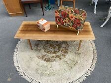 Mid-Century Vintage 1960s Gordon Russell Broadway Walnut & Beech Coffee Table