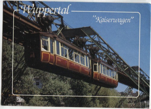 Old postcard wuppertal - old,