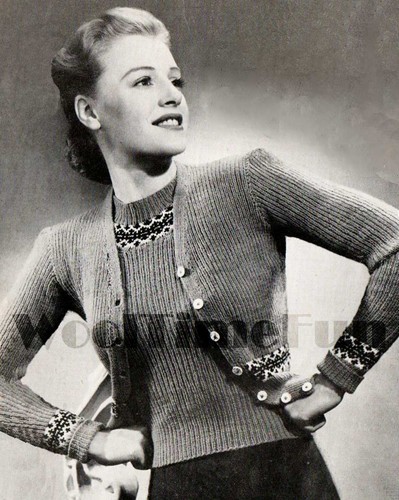 Vintage knitting pattern - vintage,