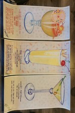 Home Bar Wall Art Cocktail