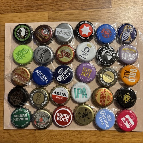 Beer bottle tops crimp caps - beer,