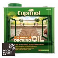 Cuprinol UV Guard Decking Oil - Water Based - 2.5L & 5L - Durable Decking Oil