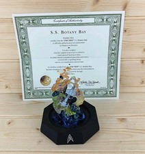 1996 Franklin Mint Star Trek S.S. Botany Bay Dome Limited Edition Sculpture