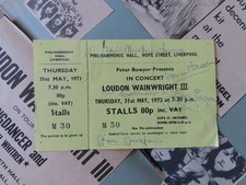 Signed Longdancer Ticket Stub