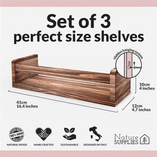 Set of 3 Nursery Shelves Wall