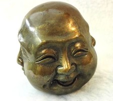 Buddhism signed bronze old - buddhism,