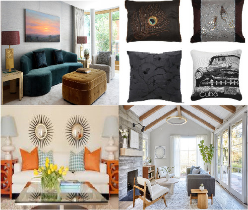 Luxurious unfilled cushion - luxurious,