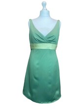 Forever Yours International Clove/Kiwi Tea Length Bridesmaid Dress Size 12 Midi