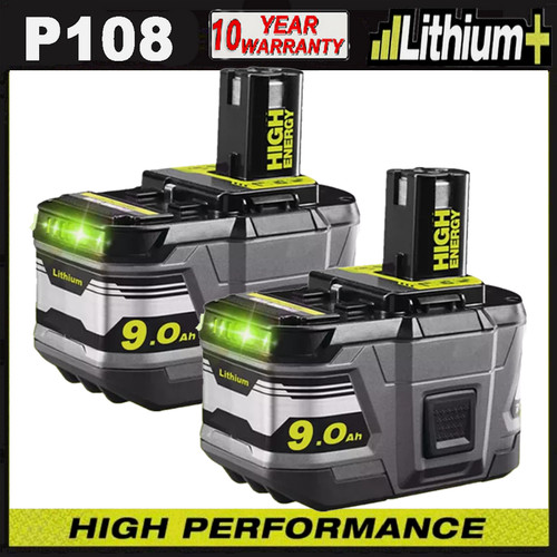 18v 0ah lithium battery - 2x,