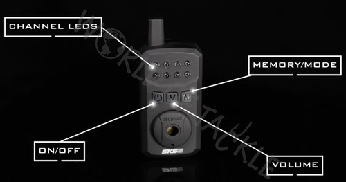 Sonik sks2 bite alarm receiver - sks2,