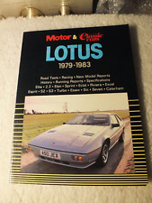 Lotus 1979 to 1983. Motor and Classic cars
