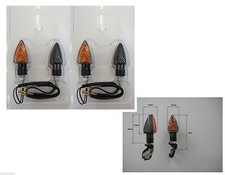 4 KTM 350 4T APPROVED SHORT LAMP CARBON ARROWS - 450 Rally - 640 Adventure