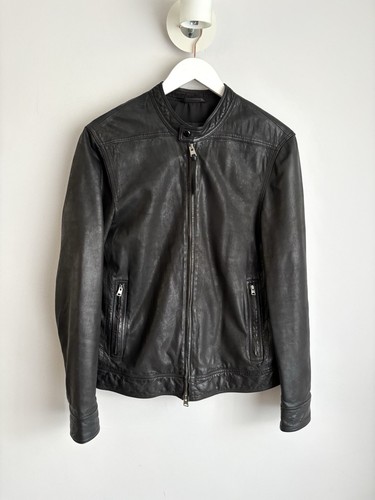 All saints leather jacket mens - jacket,