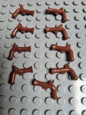 Lego - 9 x Reddish Brown