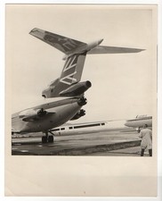 BEA Hawker Siddeley Trident Three Airliner T-Tail Union Jack 1970 Press Photo