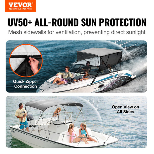 Bow bimini top - boat, cover