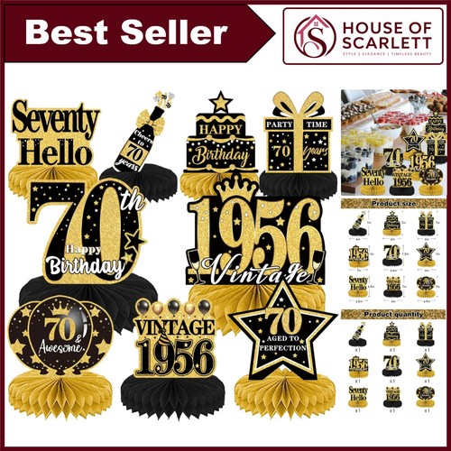 70th birthday decorations - 70th,