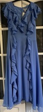 H&M Blue Maxi Prom Dress, Size