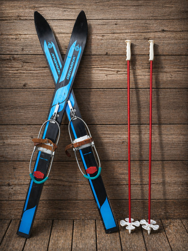 Vintage germina kids skis - vintage,