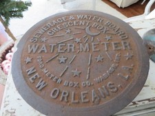 Old Antique CAST IRON WATER