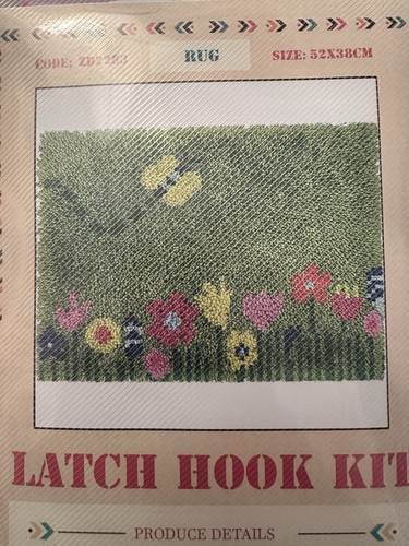 Latch hook diy rug kit - ,
