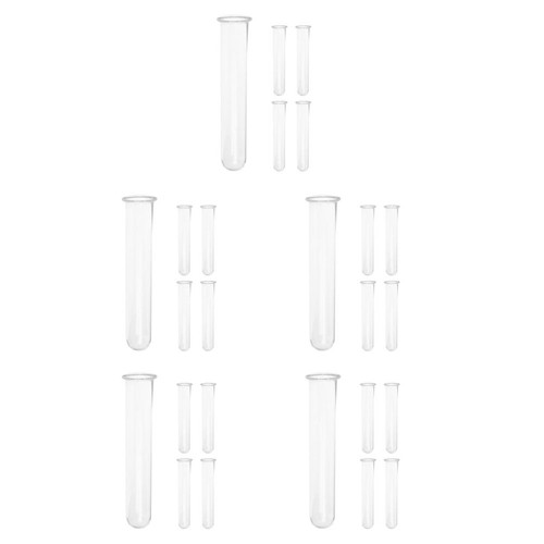 Transparent glass test tube - transparent,