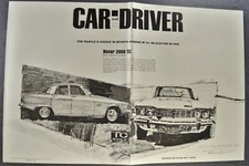 1968 Rover 2000 TC Sedan Brochure Folder/Poster Excellent Original 68