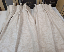 John Lewis MTM W227 x D164 cm Villa Nova Camberley Pinch Pleat Curtains £1021
