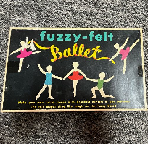 Fuzzy felt ballet - fuzzy-felt, set