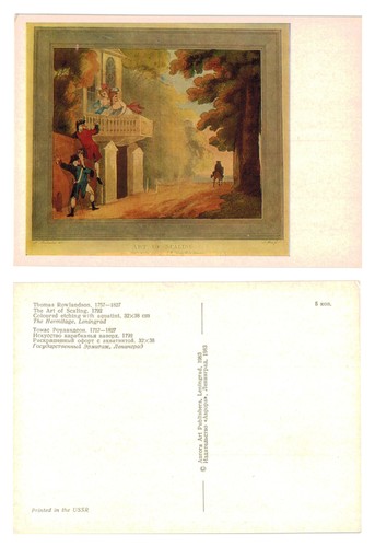 Postcard art scaling by - postcard,