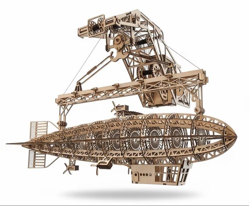 Zeppelin airship laser cut - airship,
